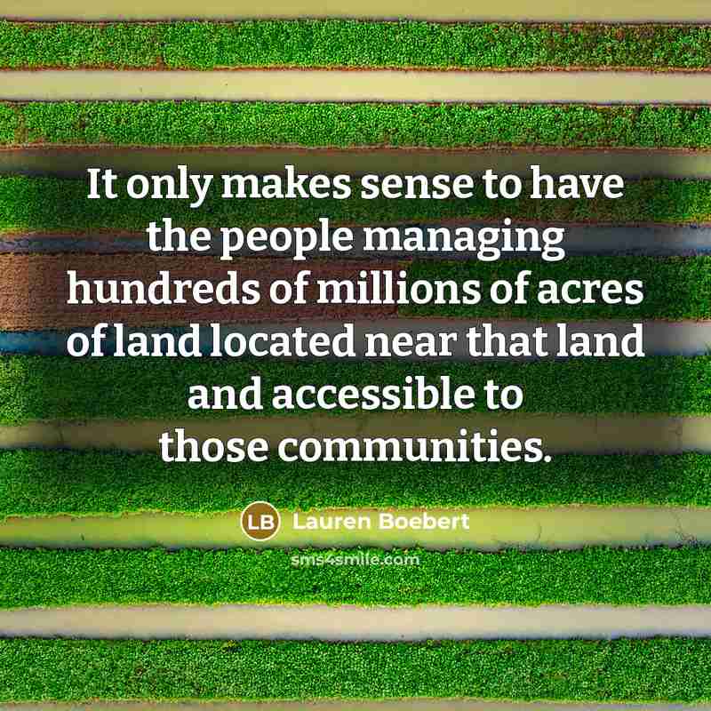 “It only makes sense to have the people managing hundreds…” quote by Lauren Boebert