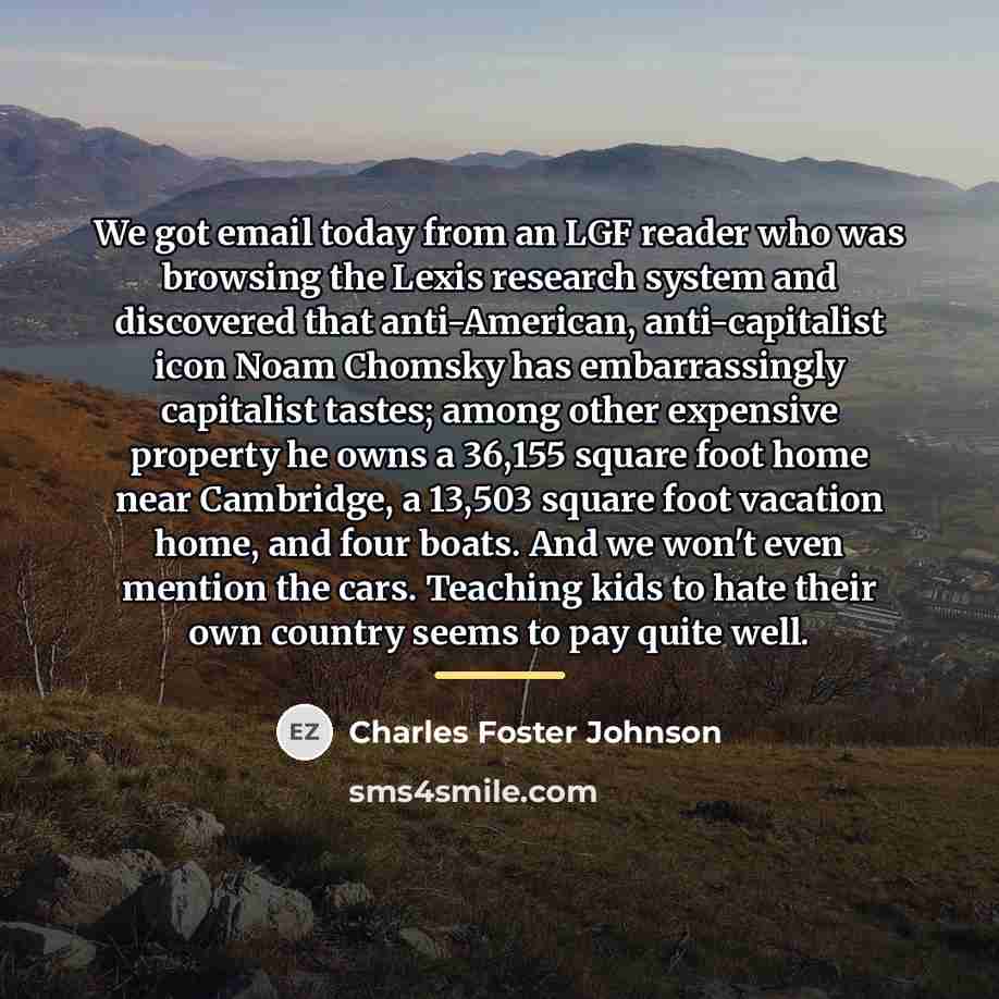 “We got email today from an LGF reader who was…” quote by Charles Foster Johnson