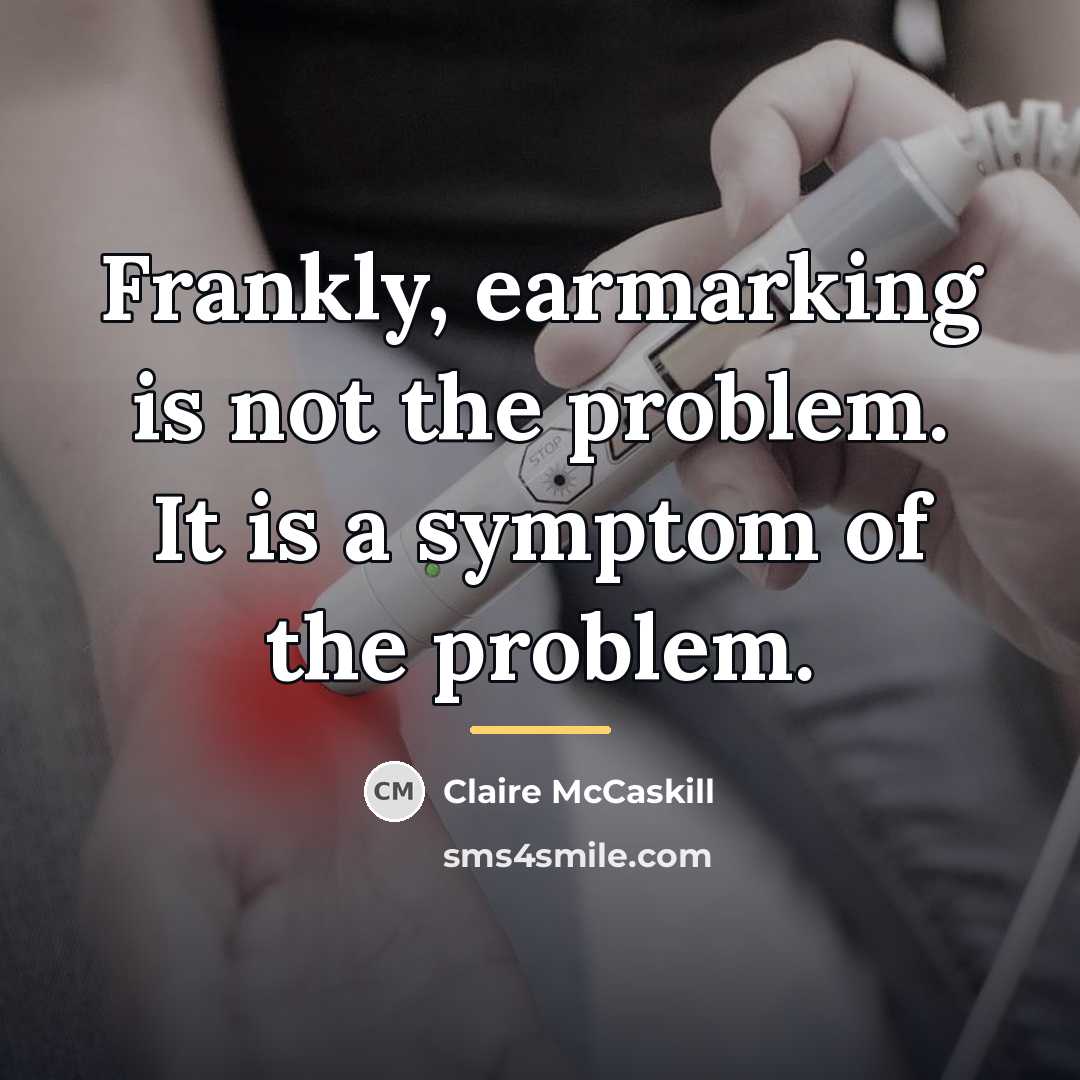 “Frankly, earmarking is not the problem. It is a symptom…” quote by Claire McCaskill