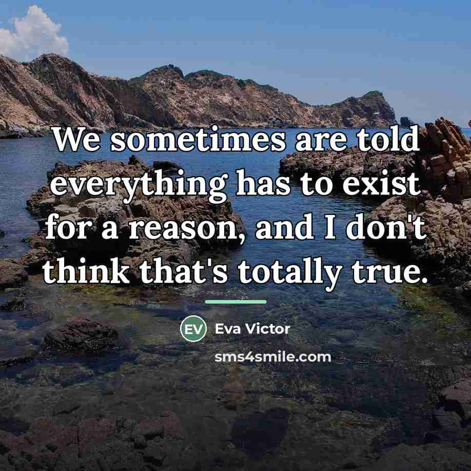 “We sometimes are told everything has to exist for a…” quote by Eva Victor