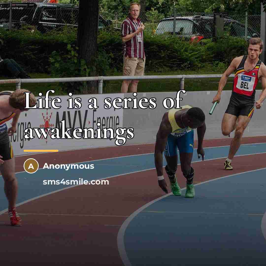 “Life is a series of awakenings…” quote by Swami Mukerji