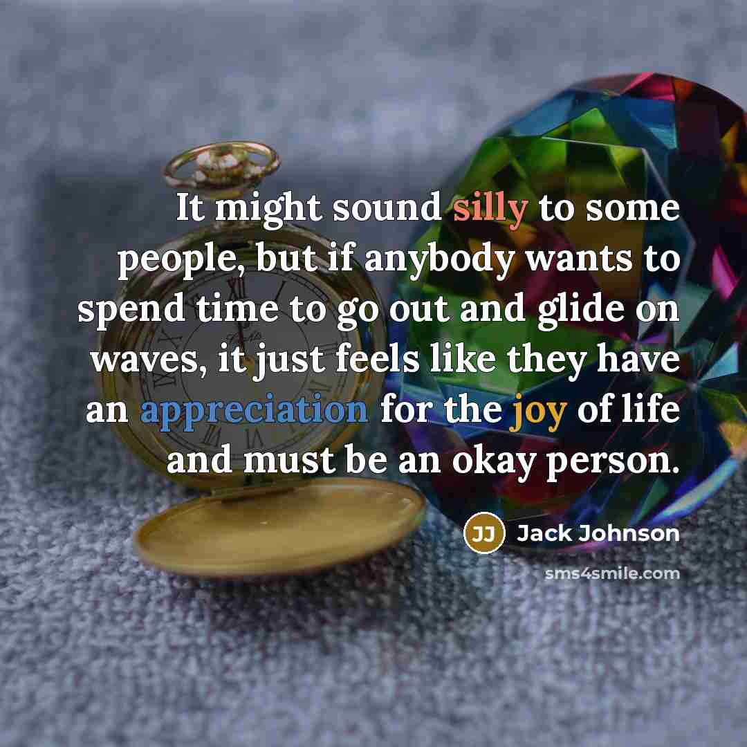 “It might sound silly to some people, but if anybody…” quote by Jack Johnson
