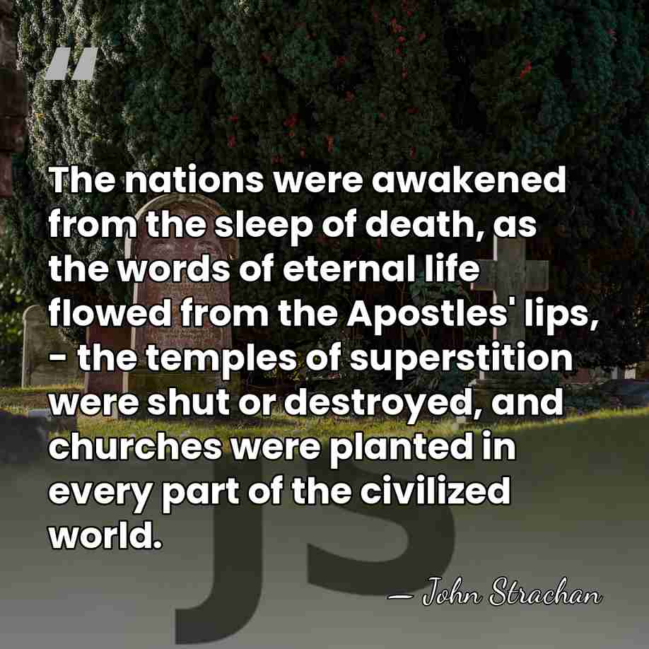 The nations were awakened from the sleep of death, as the words&hellip; - John Strachan