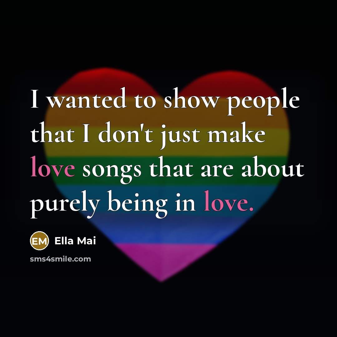 “I wanted to show people that I don't just make…” quote by Ella Mai