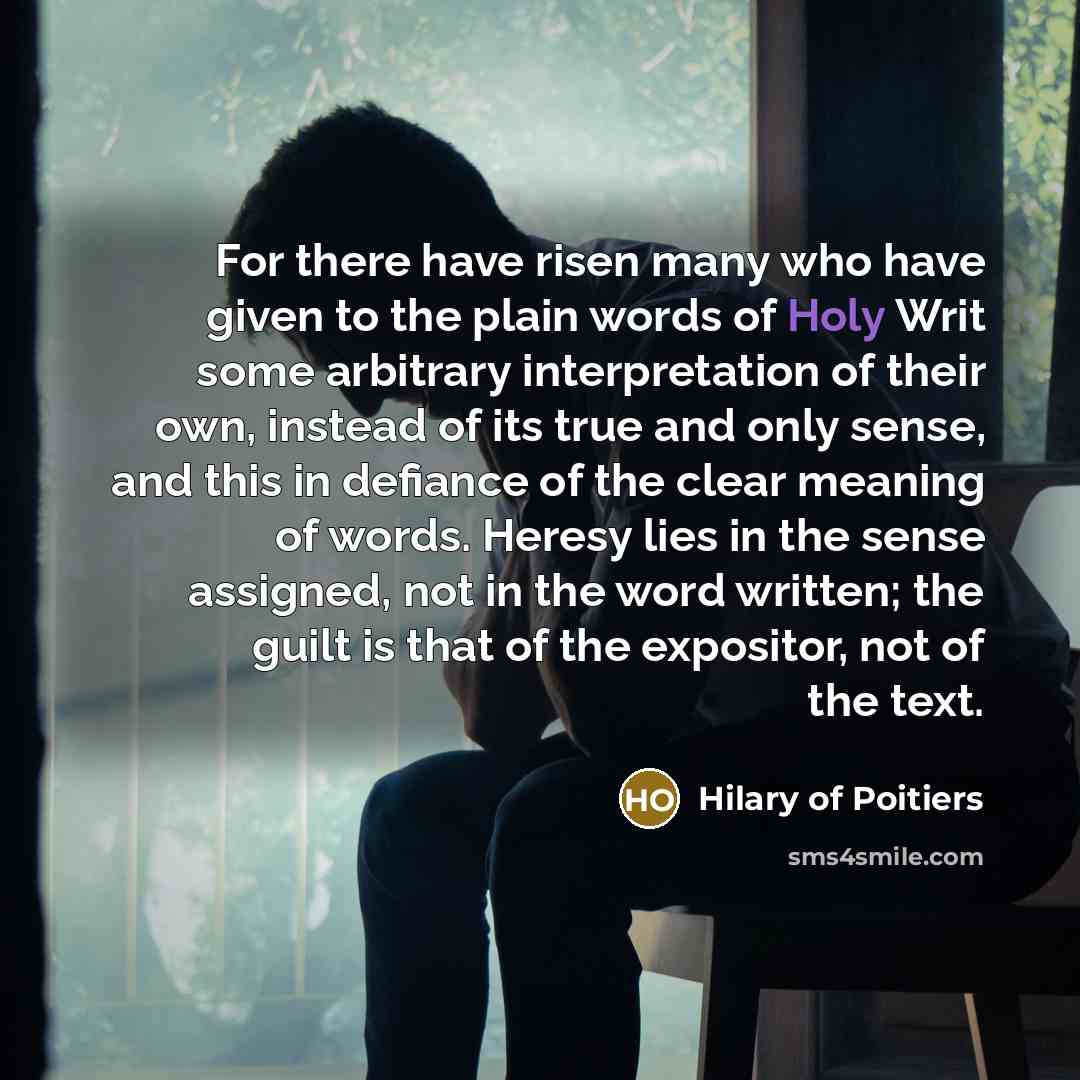 “For there have risen many who have given to the…” quote by Hilary of Poitiers