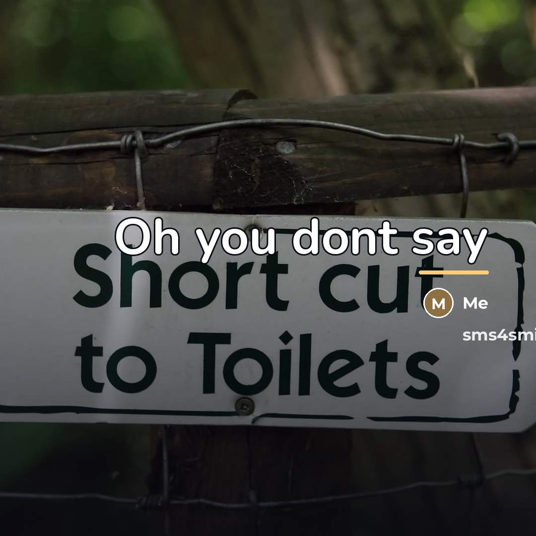“Oh you dont say…” quote by Me