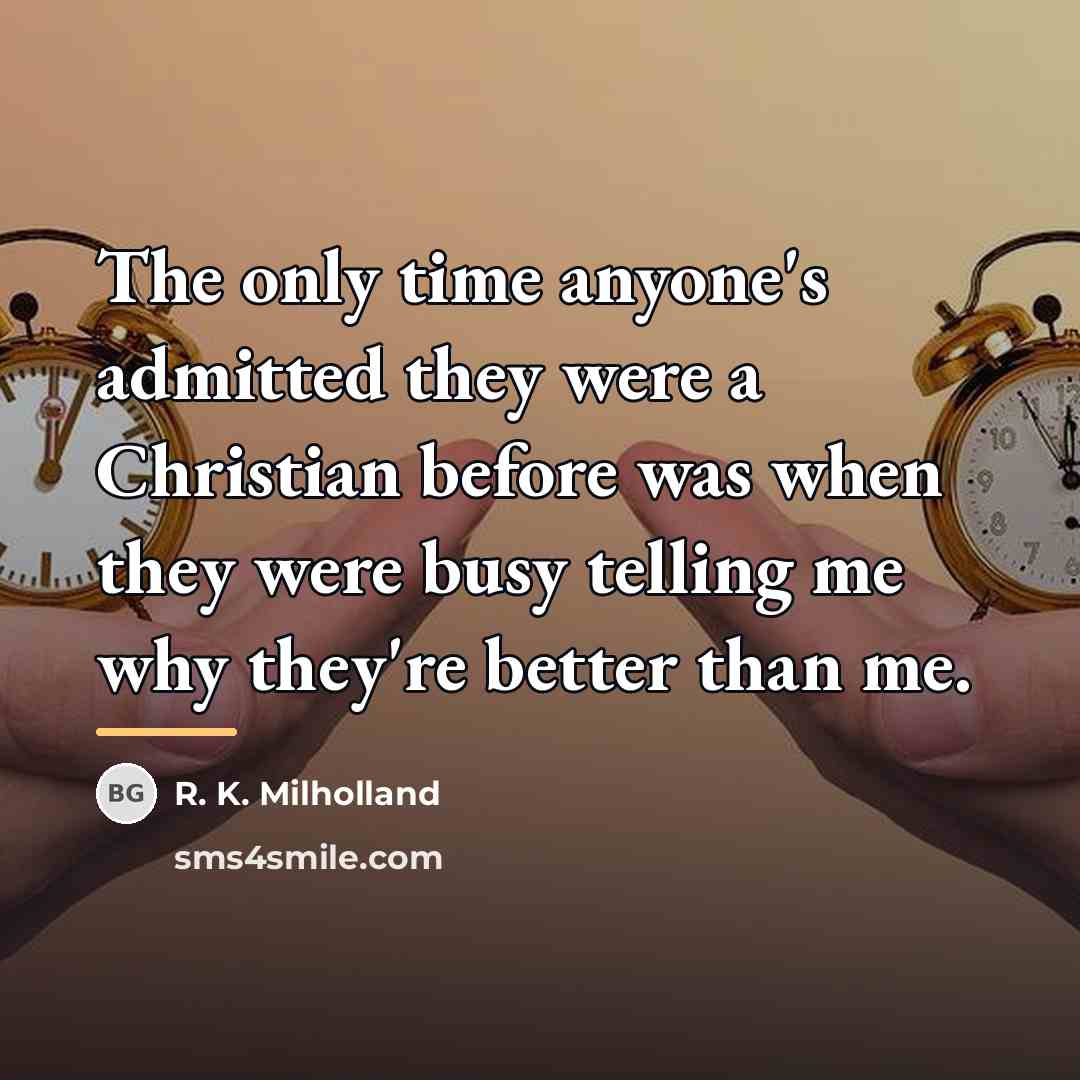 “The only time anyone's admitted they were a Christian before…” quote by R. K. Milholland