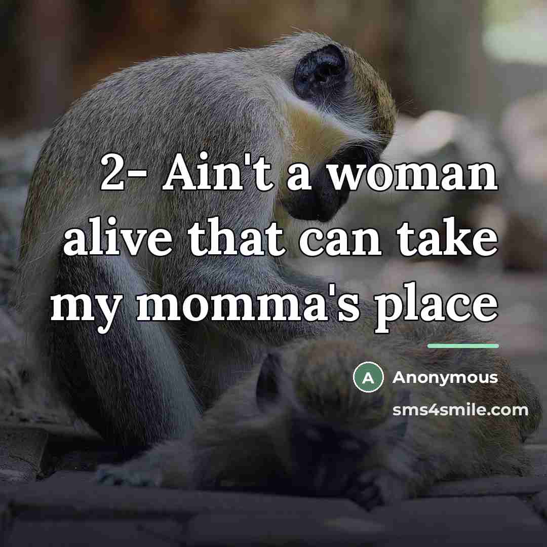 “2- Ain't a woman alive that can take my momma's…” quote by Anonymous