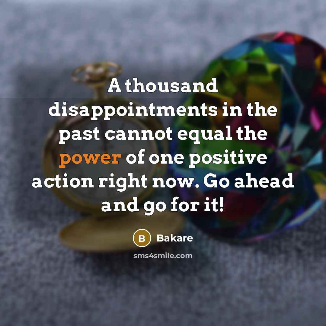 “A thousand disappointments in the past cannot equal the power…” quote by Bakare