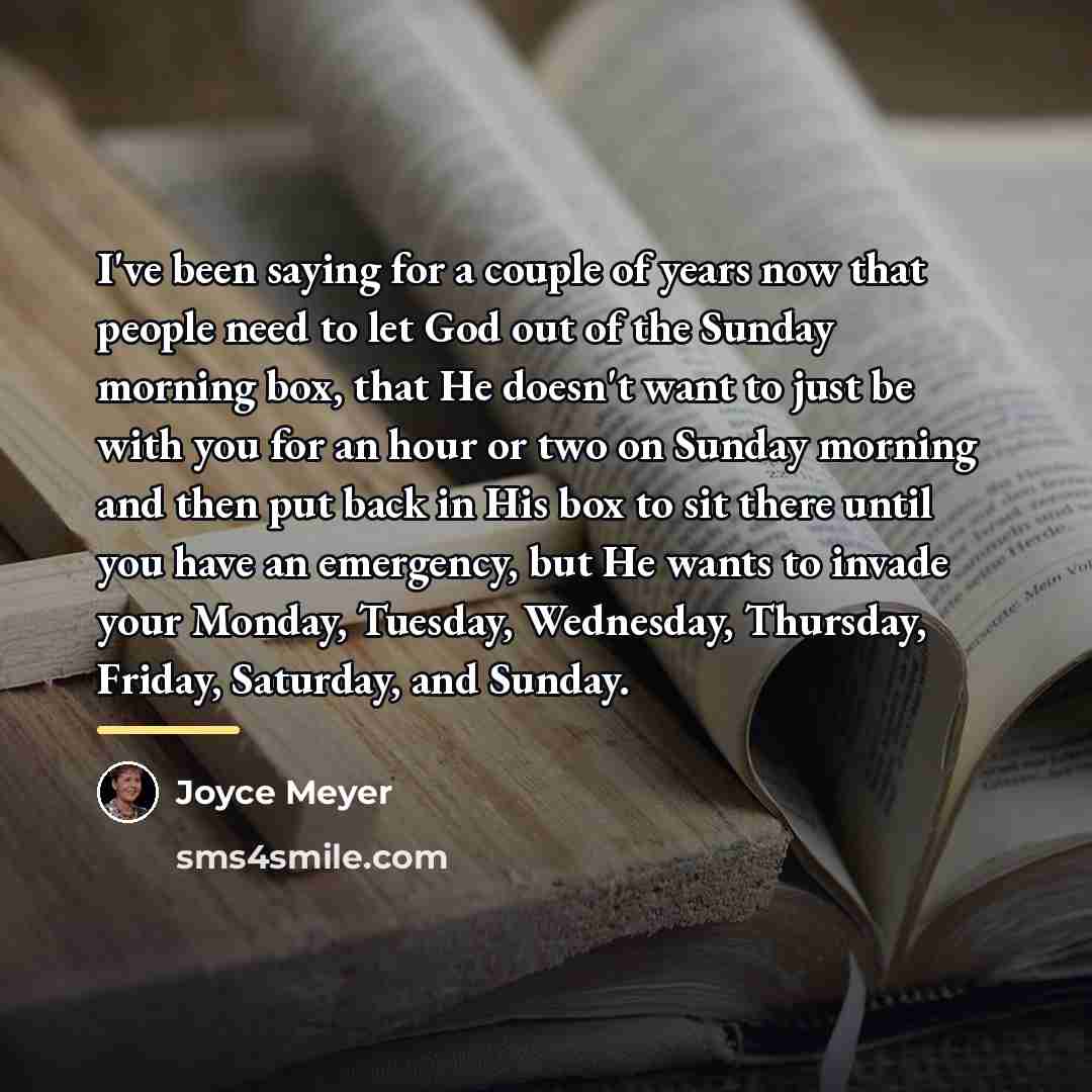 “I've been saying for a couple of years now that…” quote by Joyce Meyer