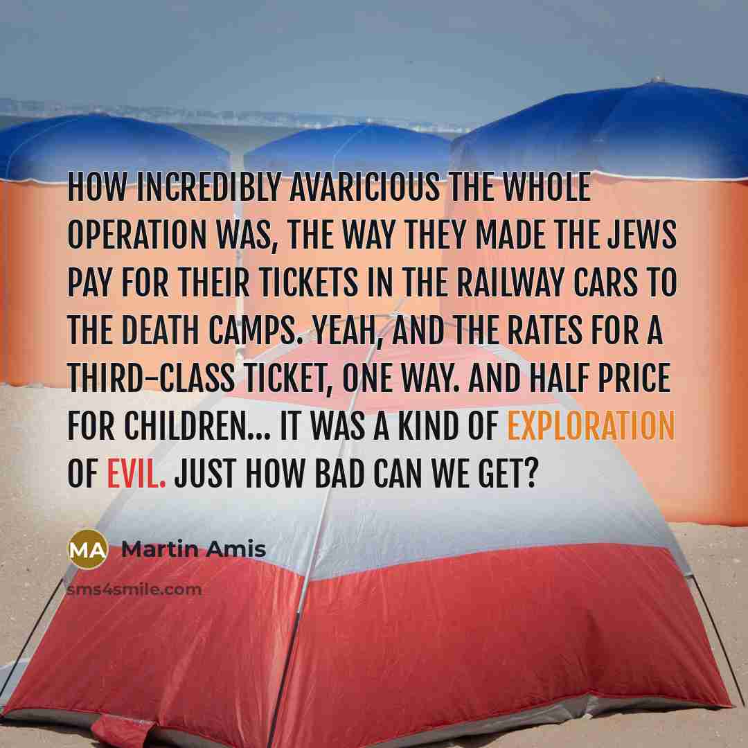 “How incredibly avaricious the whole operation was, the way they…” quote by Martin Amis