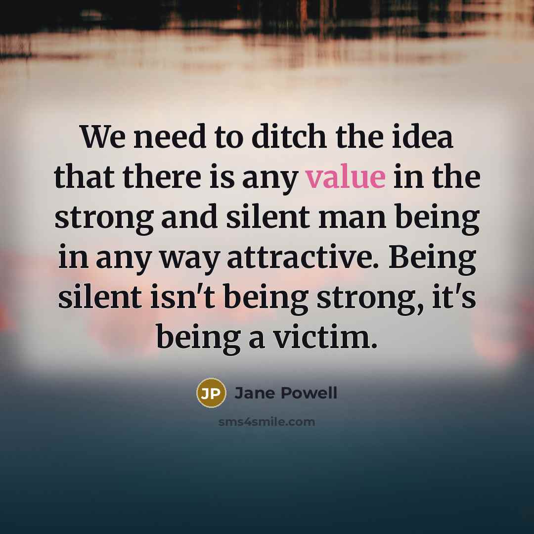 “We need to ditch the idea that there is any…” quote by Jane Powell