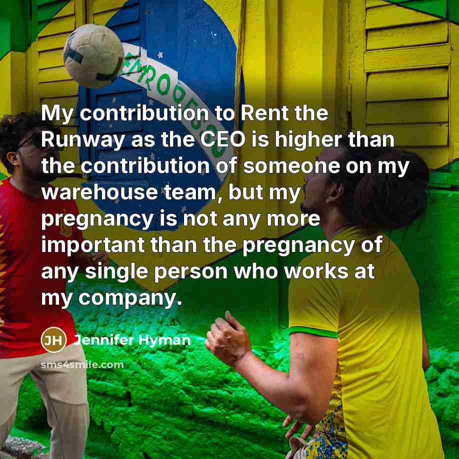 “My contribution to Rent the Runway as the CEO is…” quote by Jennifer Hyman
