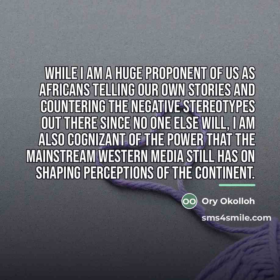 “While I am a huge proponent of us as Africans…” quote by Ory Okolloh