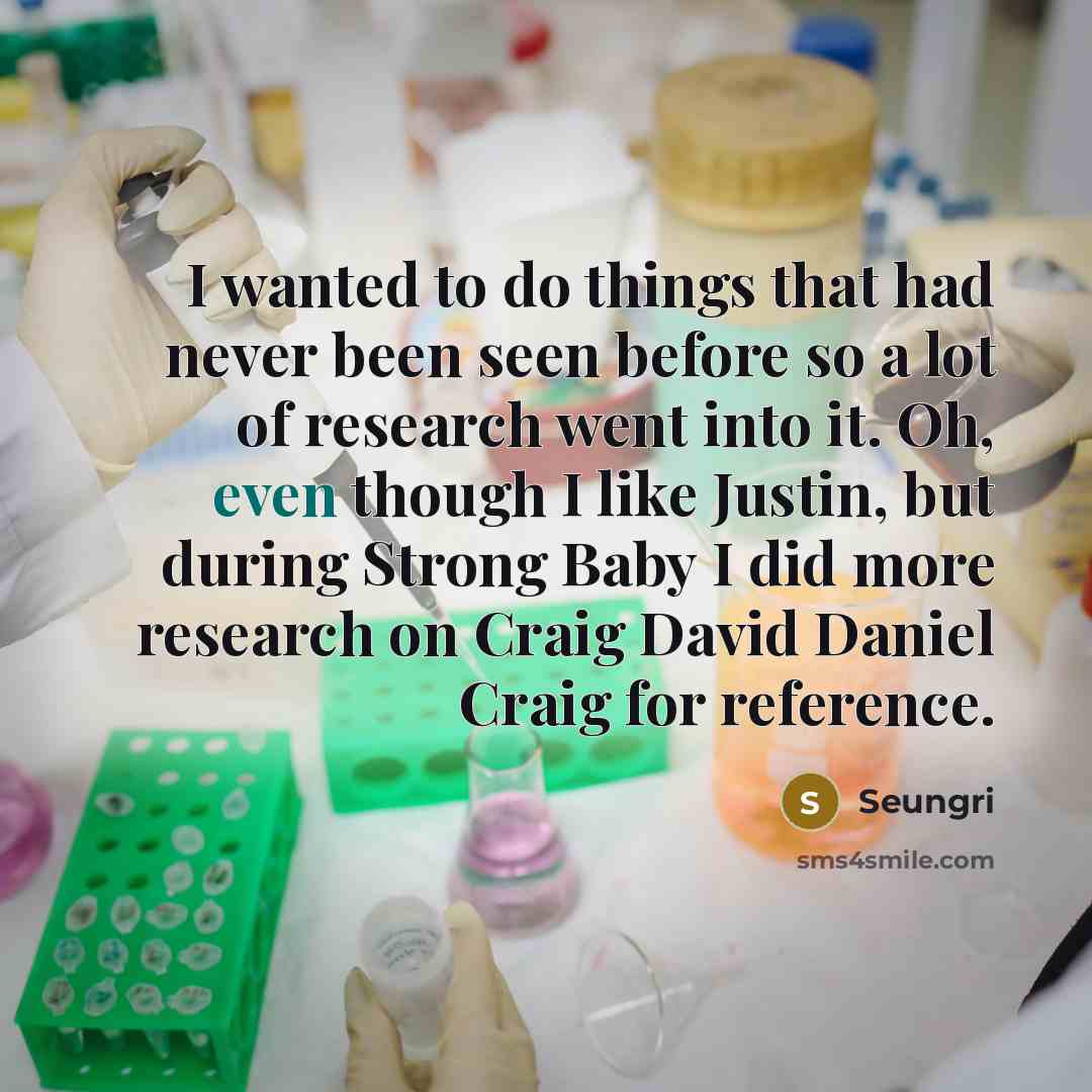 “I wanted to do things that had never been seen…” quote by Seungri