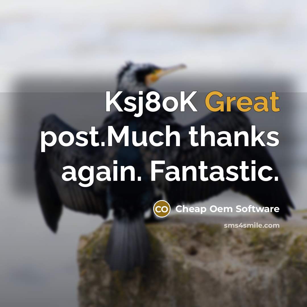 “Ksj8oK Great post.Much thanks again. Fantastic.…” quote by Cheap Oem Software