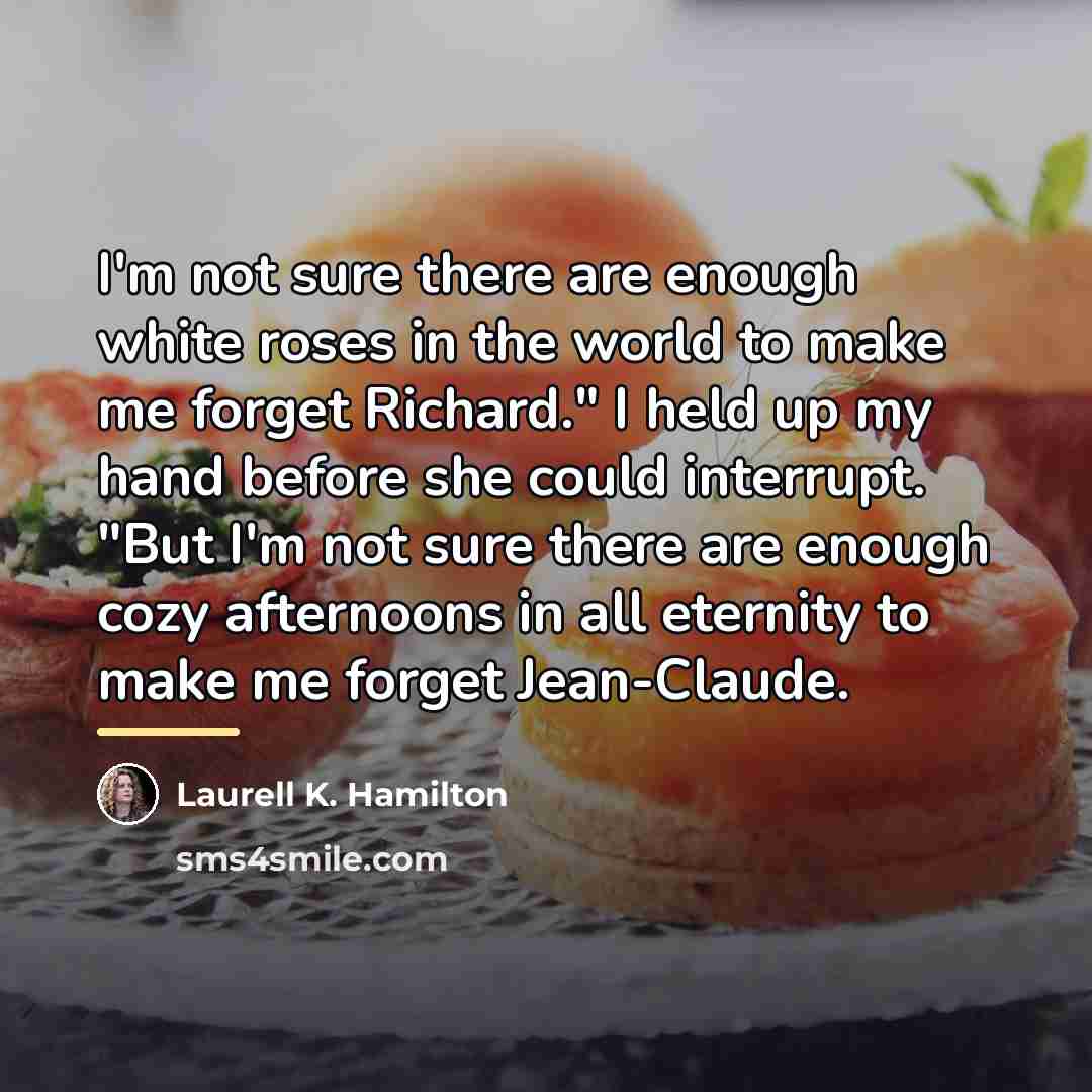 “I'm not sure there are enough white roses in the…” quote by Laurell K. Hamilton