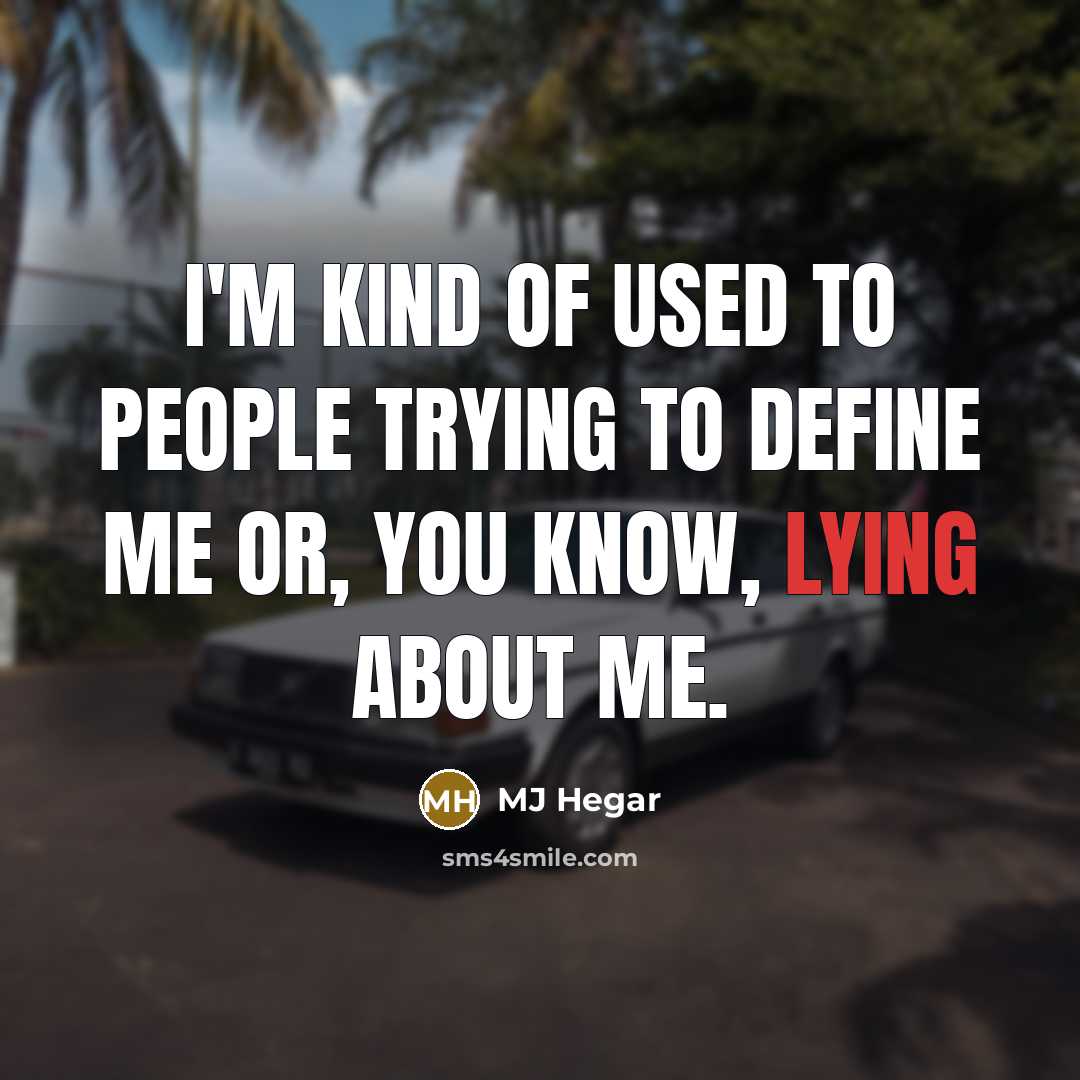 “I'm kind of used to people trying to define me…” quote by MJ Hegar