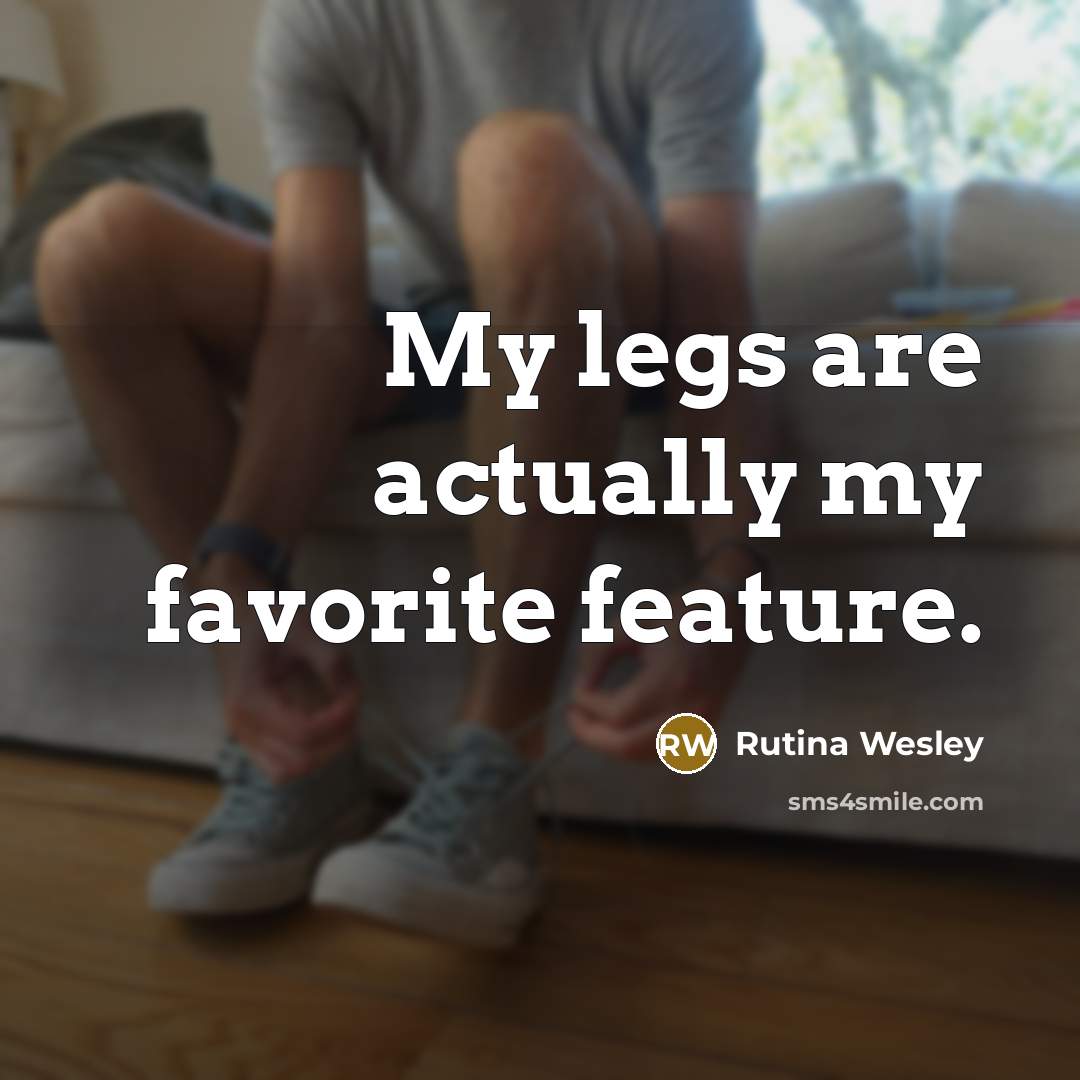 “My legs are actually my favorite feature.…” quote by Rutina Wesley