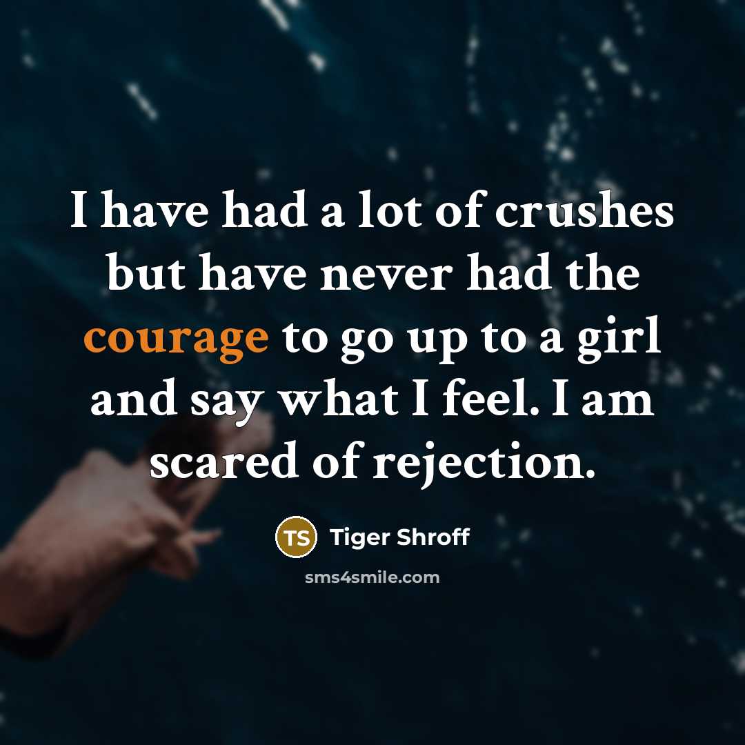 “I have had a lot of crushes but have never…” quote by Tiger Shroff
