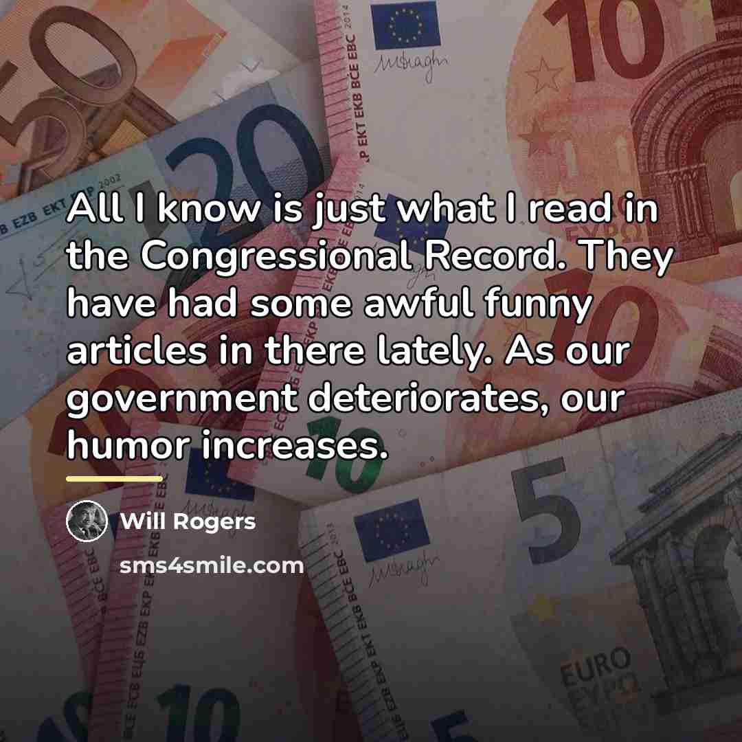 “All I know is just what I read in the…” quote by Will Rogers