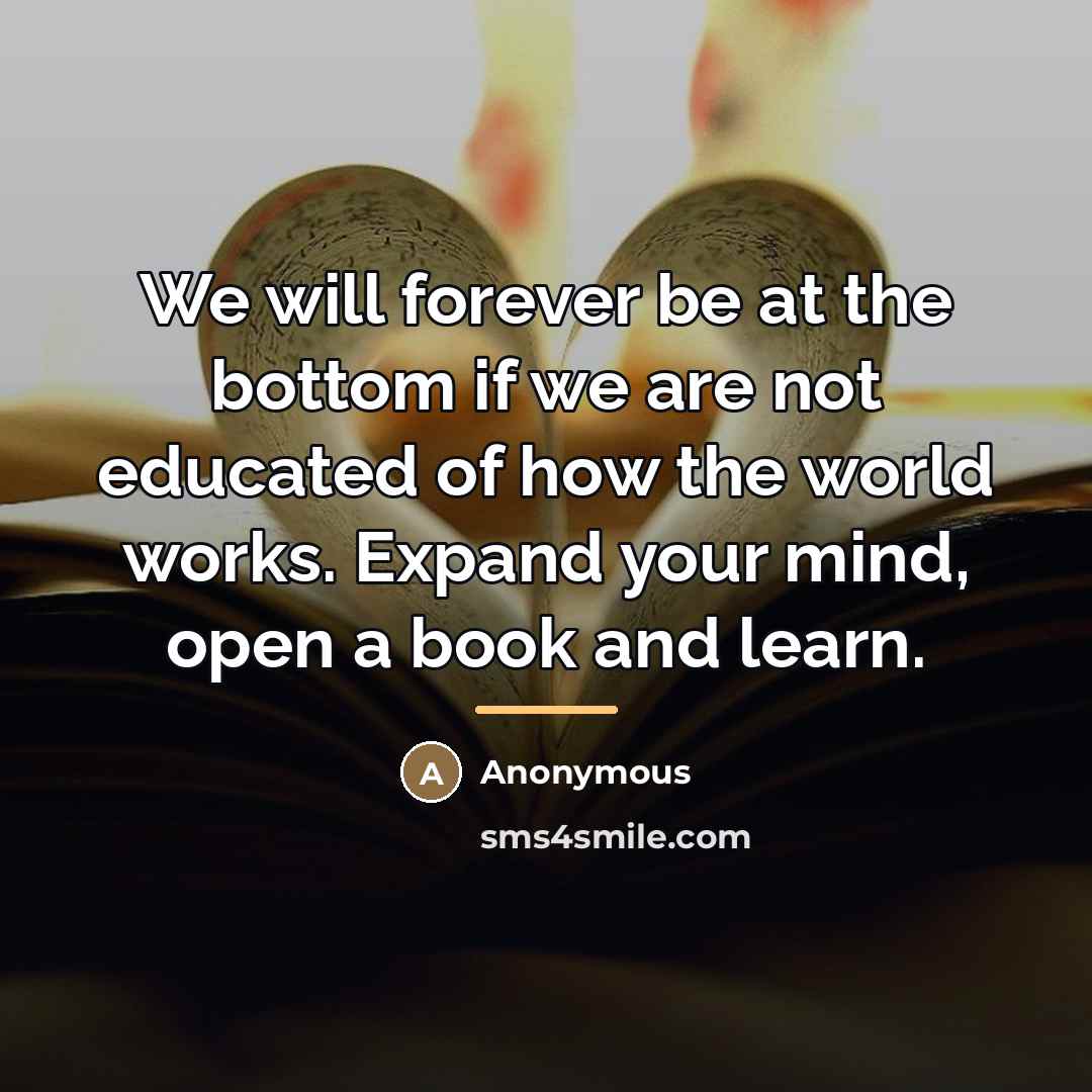 “We will forever be at the bottom if we are…” quote by Anonymous