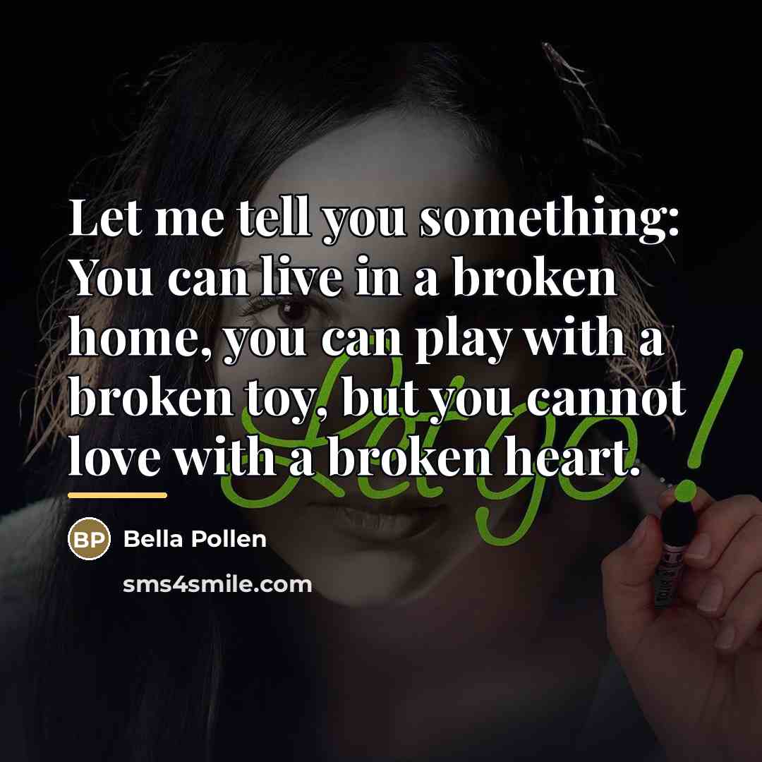 “Let me tell you something: You can live in a…” quote by Bella Pollen