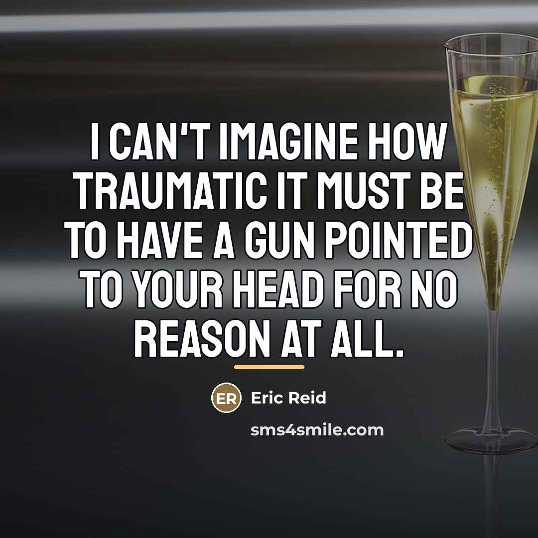 “I can't imagine how traumatic it must be to have…” quote by Eric Reid