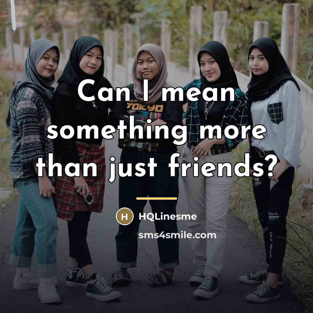 “Can I mean something more than just friends?…” quote by HQLinesme