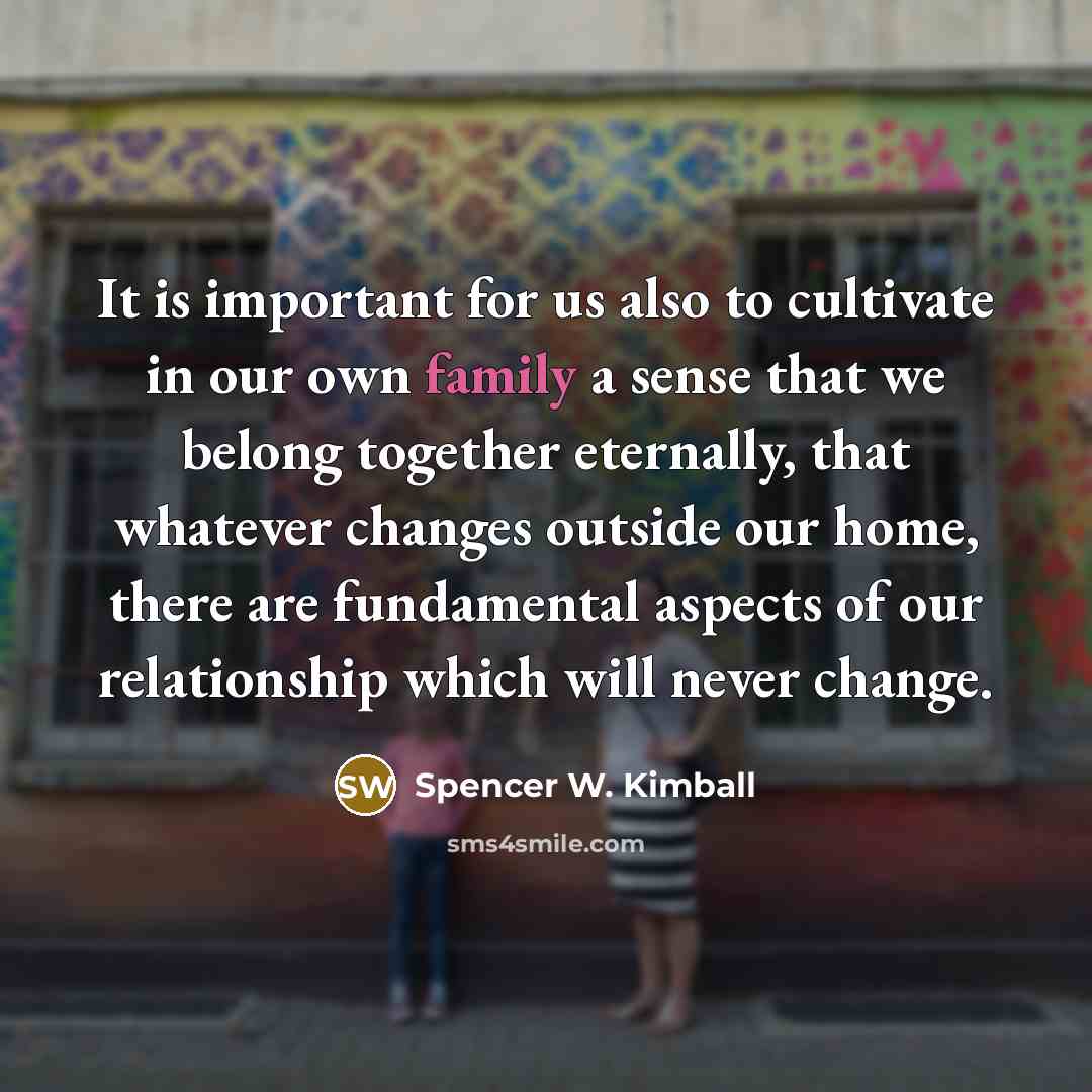“It is important for us also to cultivate in our…” quote by Spencer W. Kimball