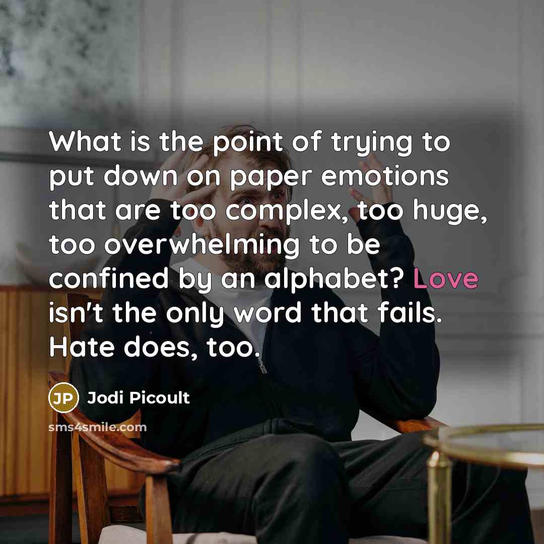 “What is the point of trying to put down on…” quote by Jodi Picoult