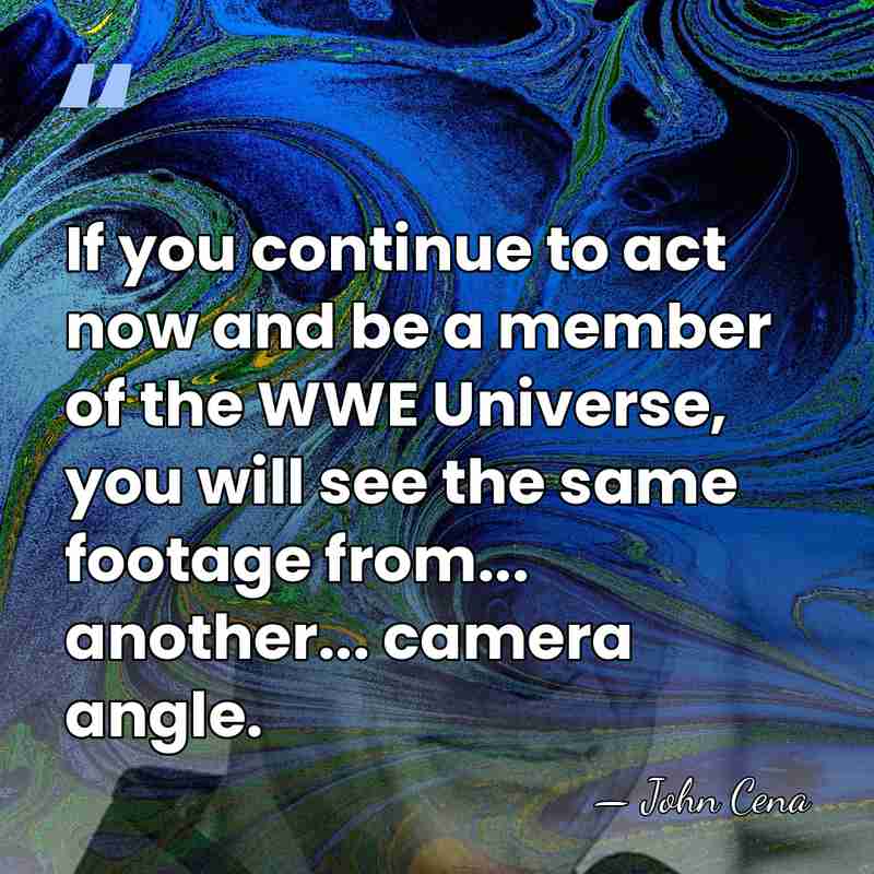 If you continue to act now and be a member of the&hellip; - John Cena