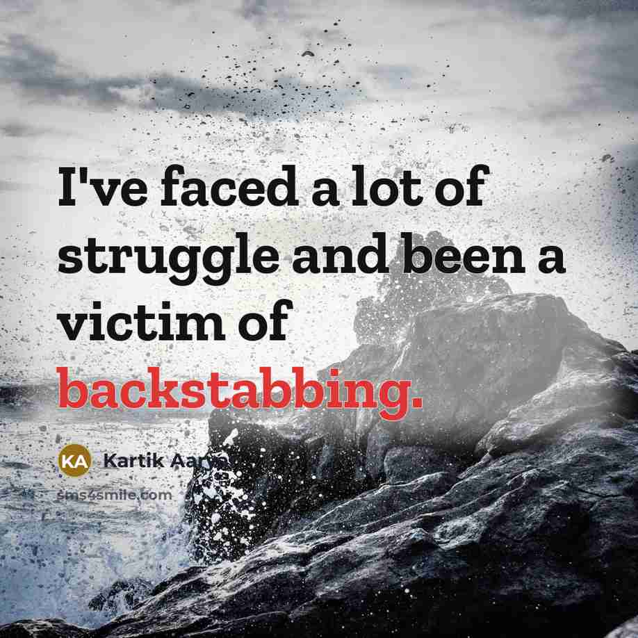 “I've faced a lot of struggle and been a victim…” quote by Kartik Aaryan
