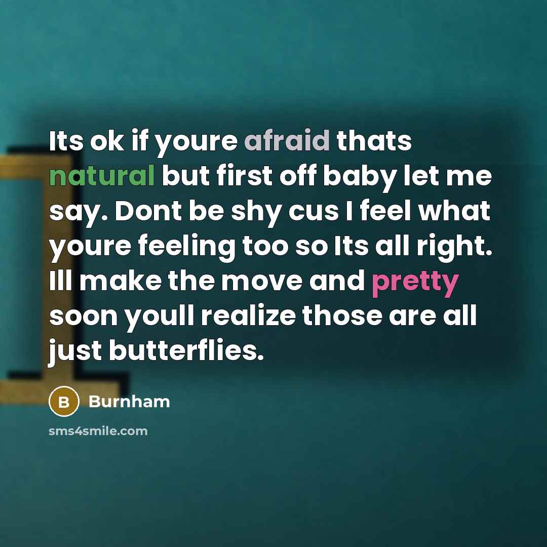 “Its ok if youre afraid thats natural but first off…” quote by Burnham