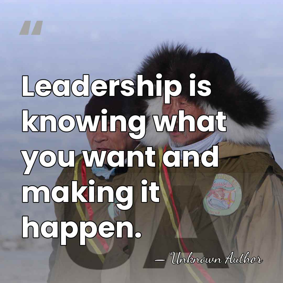Leadership is knowing what you want and making it happen. - Miriam Colon