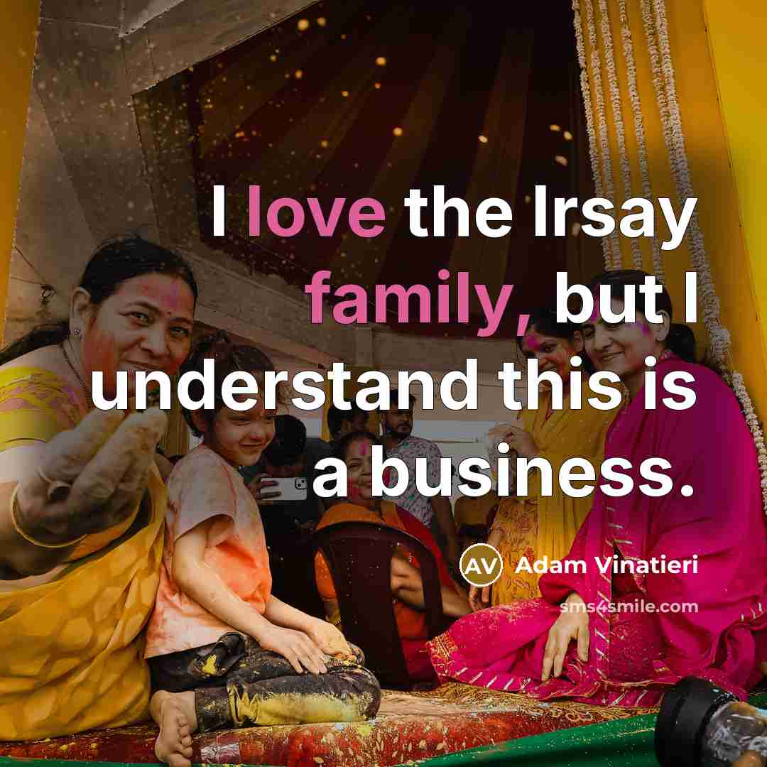 “I love the Irsay family, but I understand this is…” quote by Adam Vinatieri