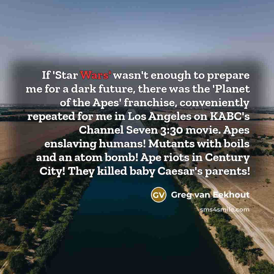 “If 'Star Wars' wasn't enough to prepare me for a…” quote by Greg van Eekhout