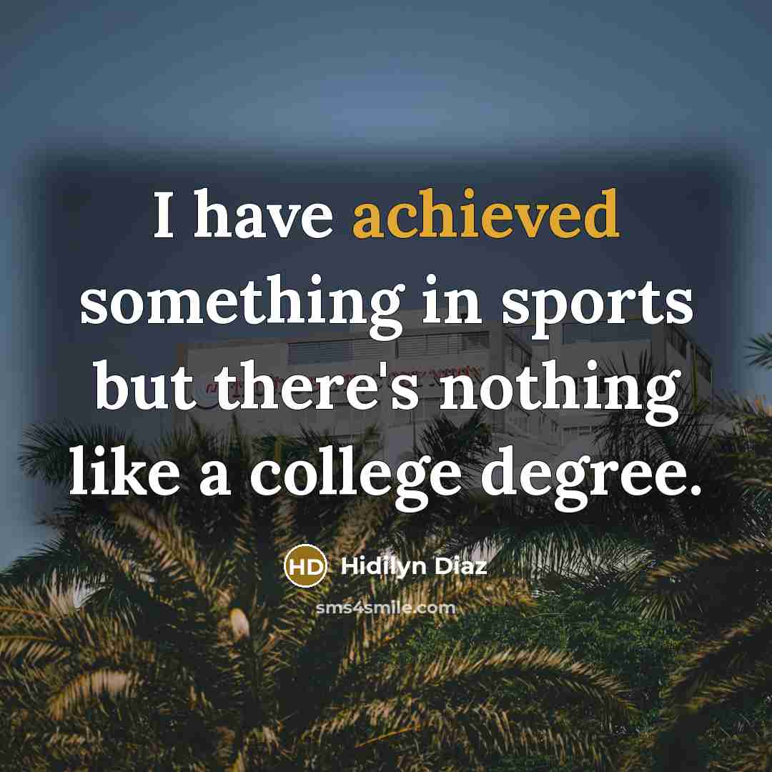 “I have achieved something in sports but there's nothing like…” quote by Hidilyn Diaz