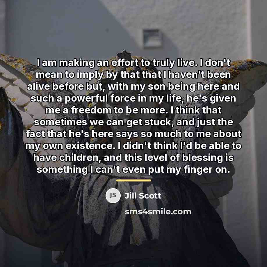 “I am making an effort to truly live. I don't…” quote by Jill Scott