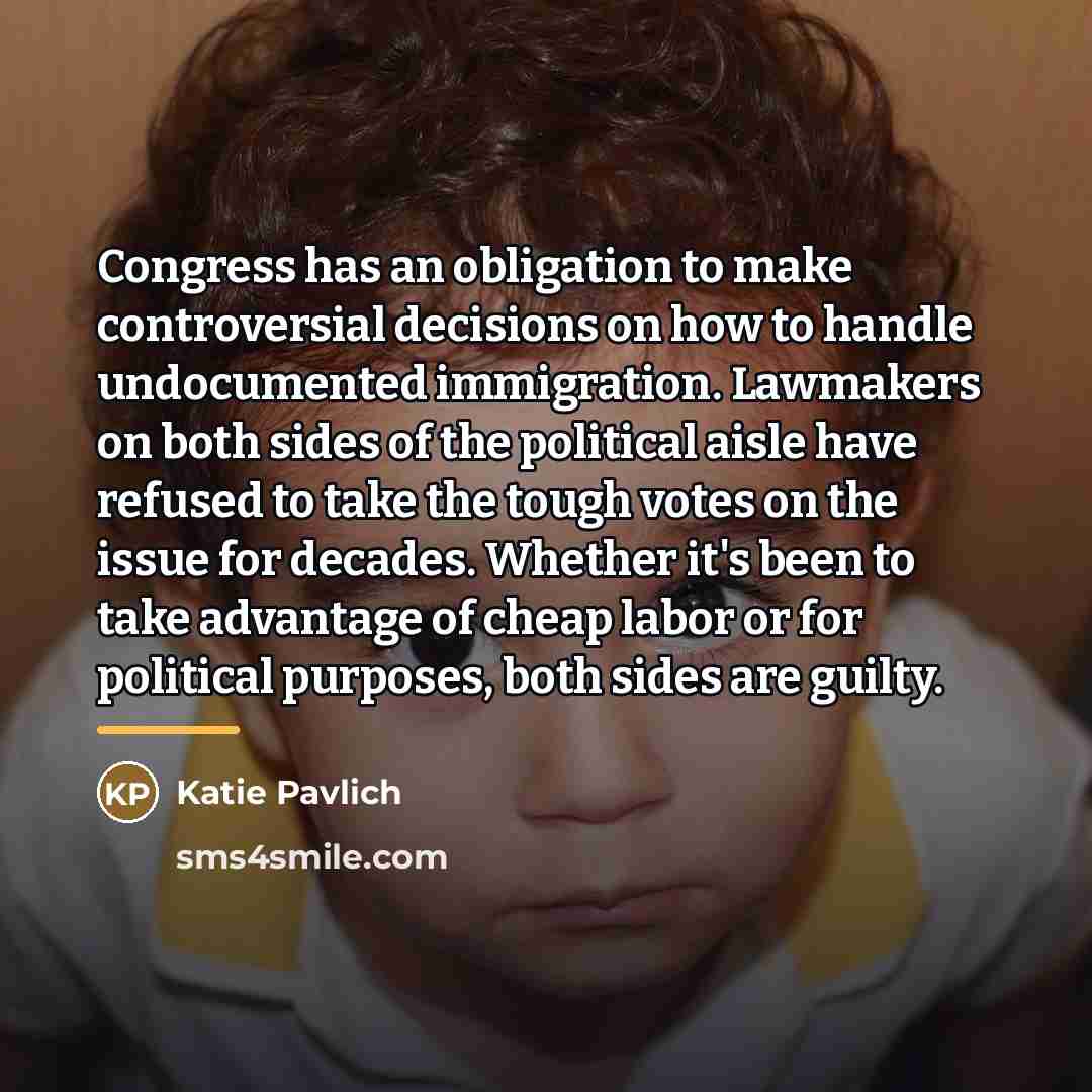“Congress has an obligation to make controversial decisions on how…” quote by Katie Pavlich