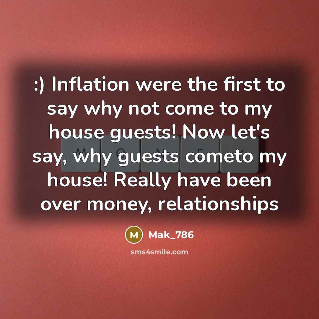 “:) Inflation were the first to say why not come…” quote by Mak_786