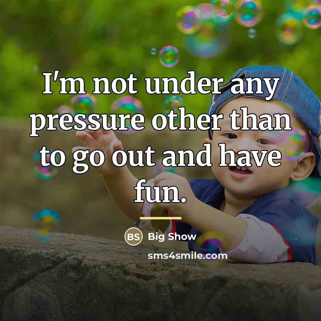 “I'm not under any pressure other than to go out…” quote by Big Show