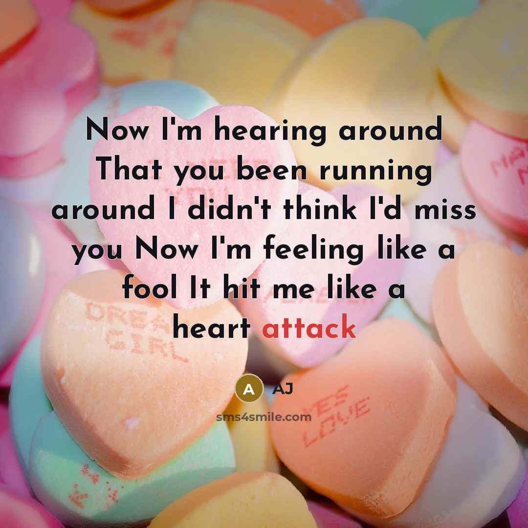 “Now I'm hearing around That you been running around I…” quote by AJ