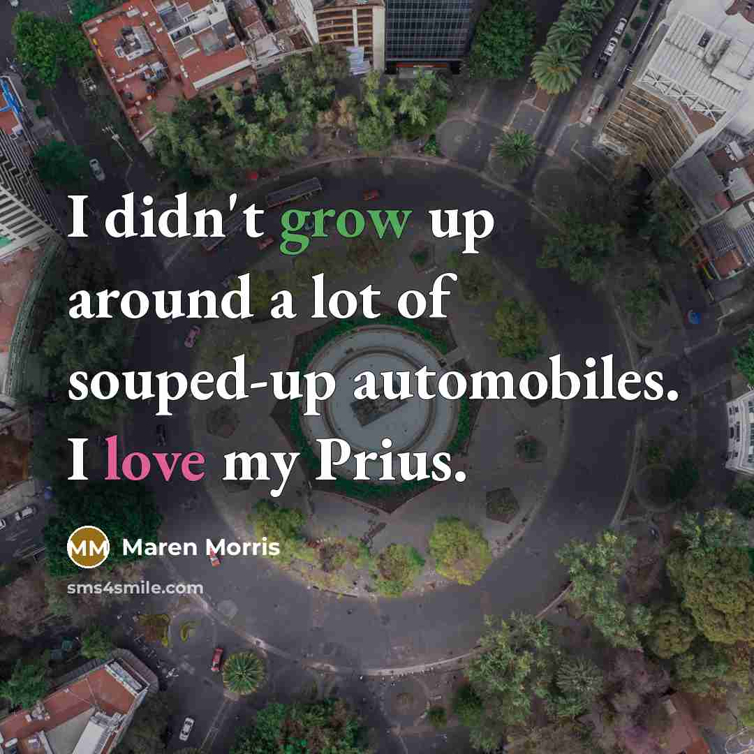 “I didn't grow up around a lot of souped-up automobiles.…” quote by Maren Morris