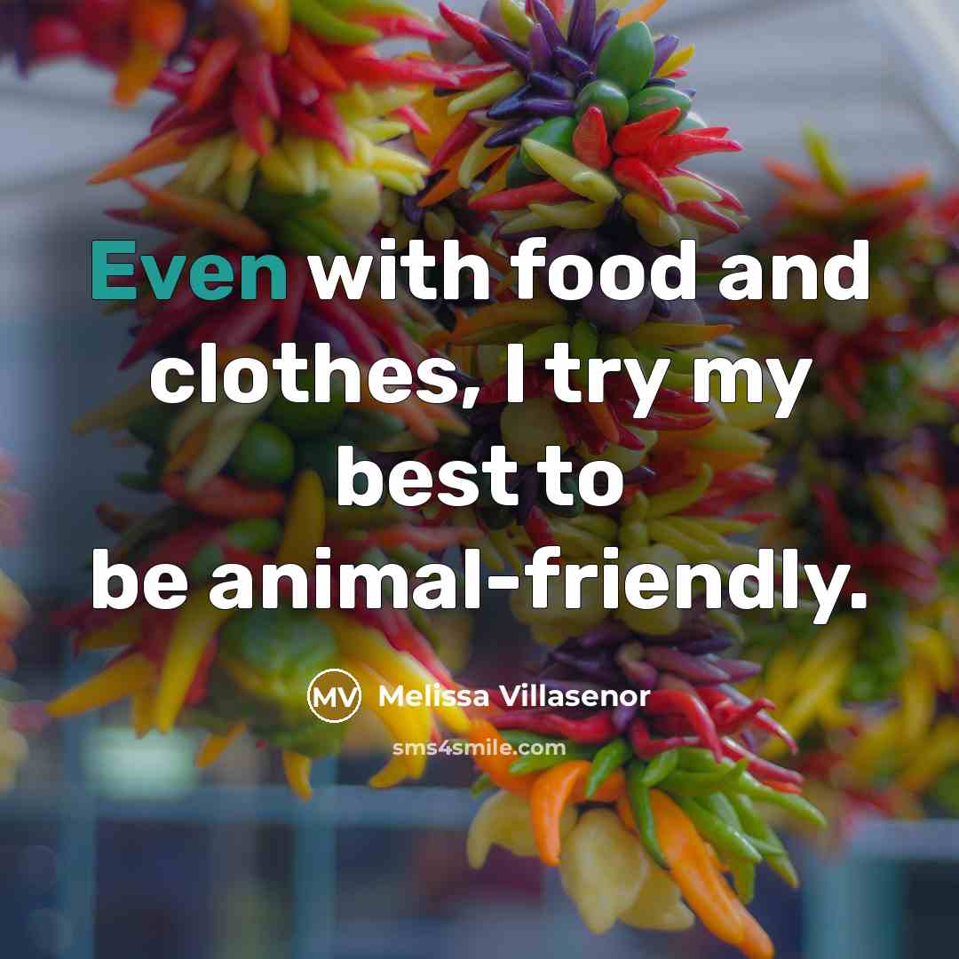 “Even with food and clothes, I try my best to…” quote by Melissa Villasenor