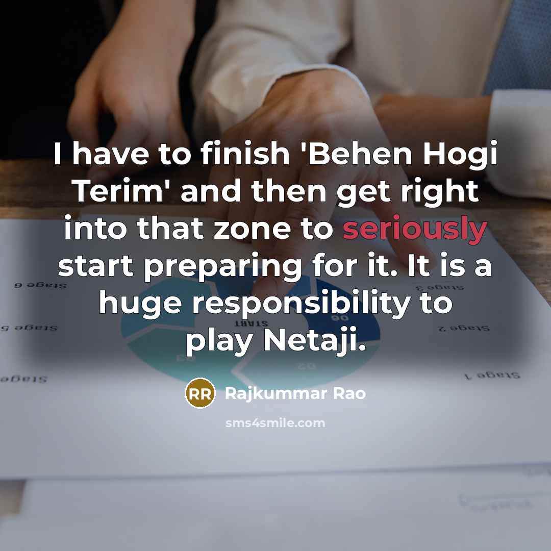 “I have to finish 'Behen Hogi Terim' and then get…” quote by Rajkummar Rao