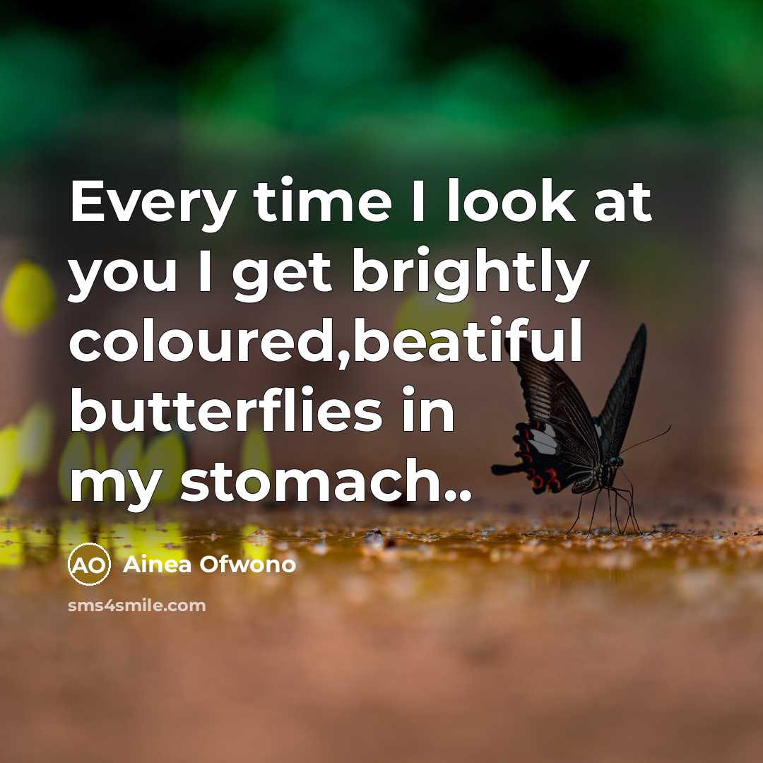 “Every time I look at you I get brightly coloured,beatiful…” quote by Ainea Ofwono
