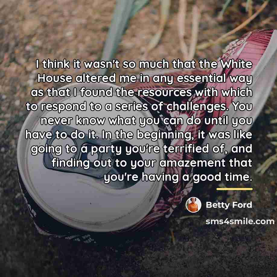 “I think it wasn't so much that the White House…” quote by Betty Ford