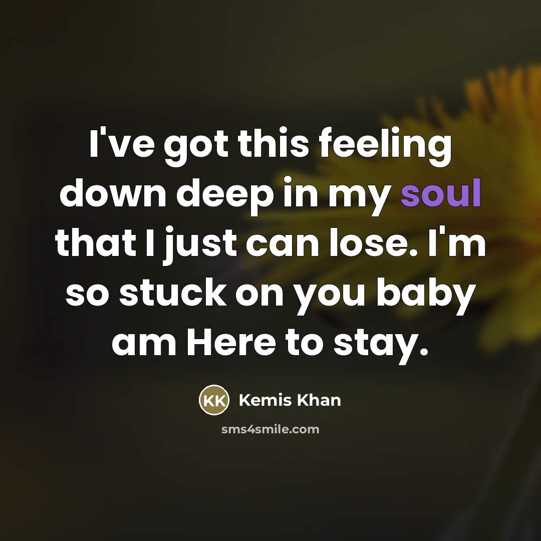 “I've got this feeling down deep in my soul that…” quote by Kemis Khan
