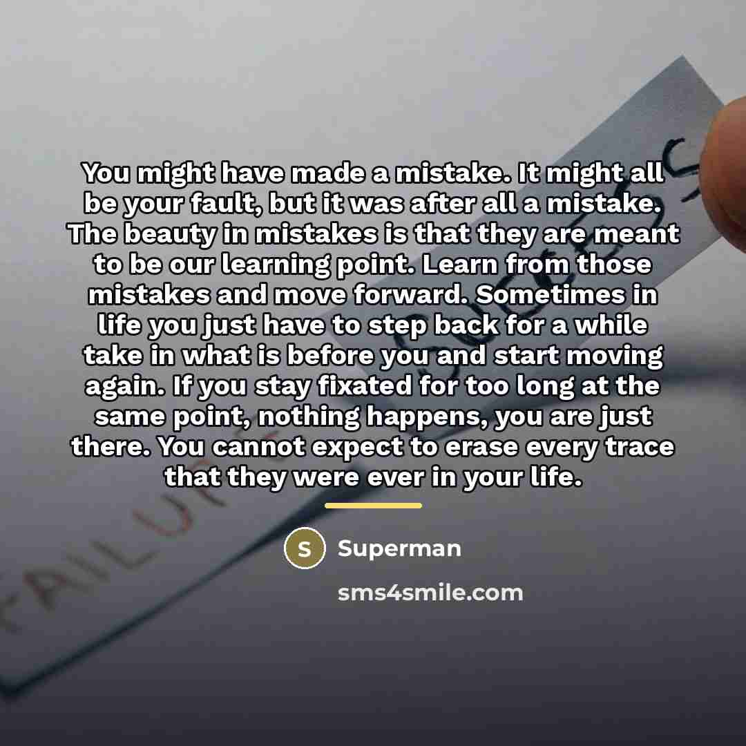 “You might have made a mistake. It might all be…” quote by Superman